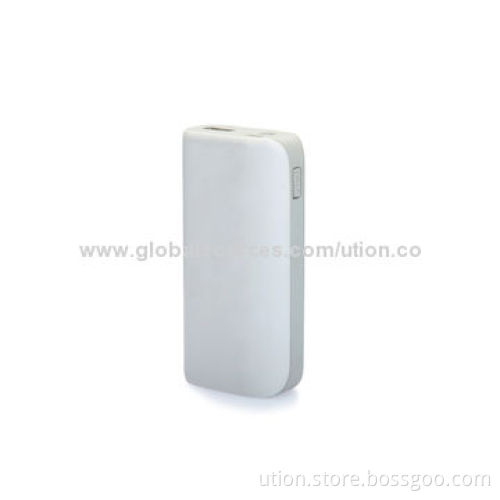 White Cheap Portable Charger/Power Bank, 4,000mAh for All Smartphones and iPhone